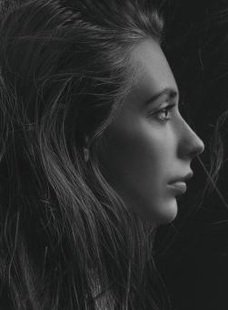 Free Stock Photo of Female profile
