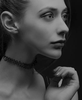 Free Stock Photo of Female profile