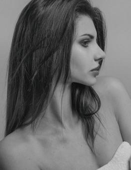 Free Stock Photo of Female profile