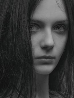 Free Stock Photo of Sad woman