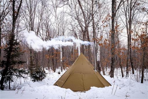 Free Stock Photo of Bromance 70 Tipi Wood Stove Tent for 4-6 Person (3 Stove Jacks) | POMO