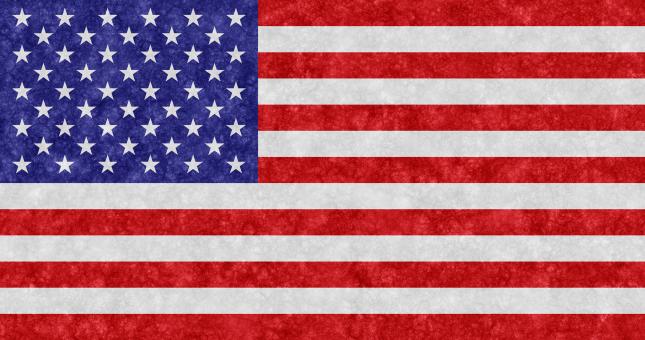 Free Stock Photo of Velvet Flag - USA