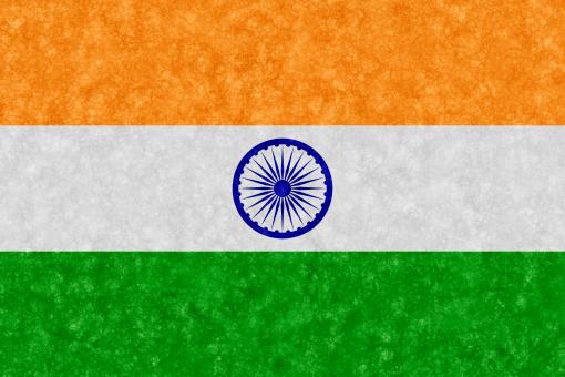 Free Stock Photo of Velvet Flag - India