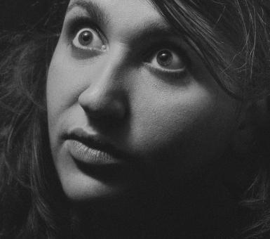 Free Stock Photo of Surprised woman