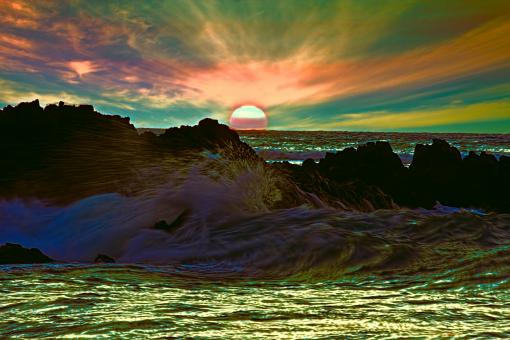 Free Stock Photo of Hawaii Sunset