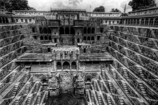 Free Stock Photo of Chand Baori stepwell