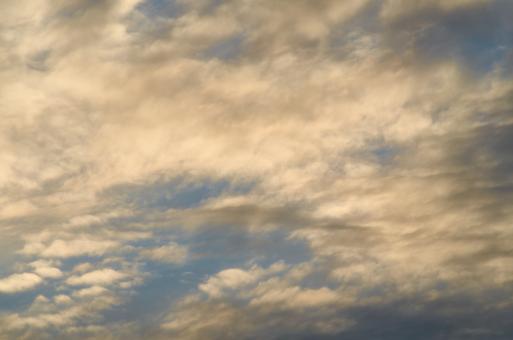 Free Stock Photo of Dusk clouds
