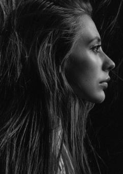 Free Stock Photo of Female profile