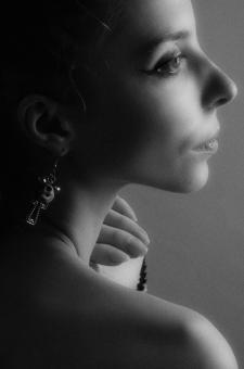 Free Stock Photo of Female profile