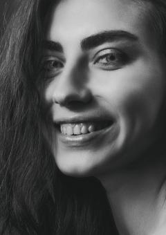 Free Stock Photo of Smiling woman