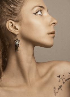 Free Stock Photo of Female profile