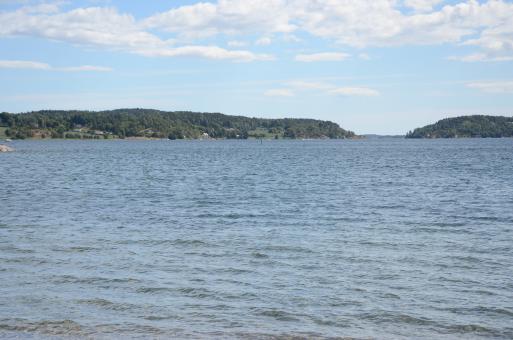 Free Stock Photo of A view to the Tongsbergfjord near Stokke