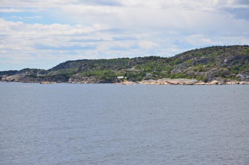 Free Stock Photo of Close to the coast, a view from a ferry