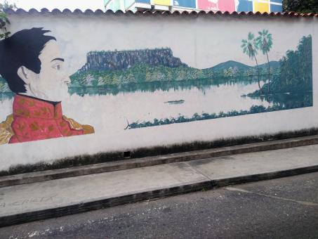 Free Stock Photo of Mural callejero parroquia Altagracia 