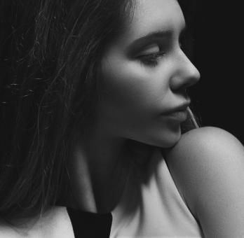 Free Stock Photo of Female profile