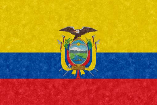 Free Stock Photo of Velvet Flag - Ecuador