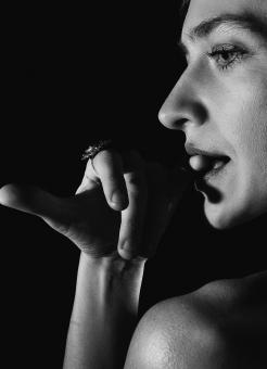 Free Stock Photo of Female profile