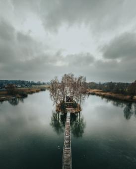 Free Stock Photo of Autumn  lake