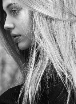 Free Stock Photo of Female profile