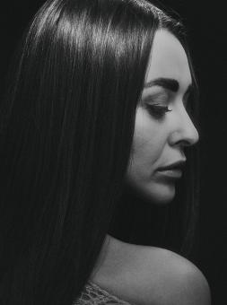 Free Stock Photo of Female profile