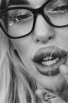 Free Stock Photo of Woman with glasses