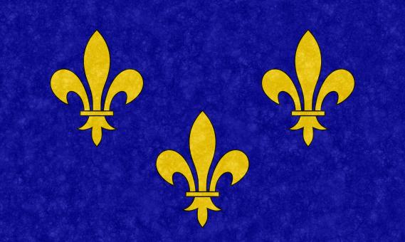Free Stock Photo of Velvet Flag - Ile-de-France