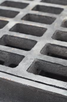 Free Stock Photo of Water grate