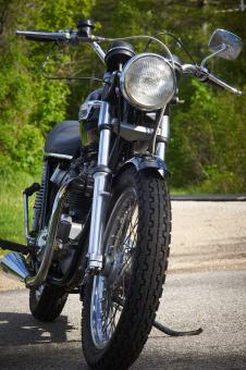 Free Stock Photo of Classic motorcycle