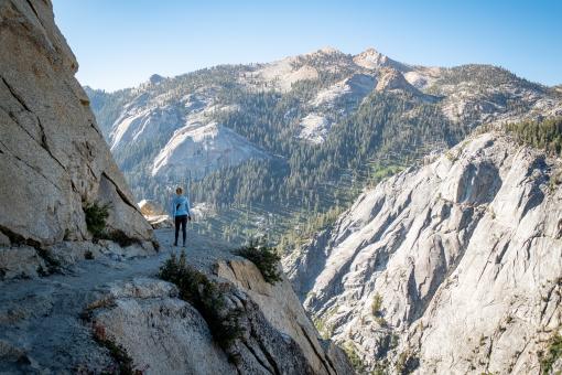 Free Stock Photo of Female hiker