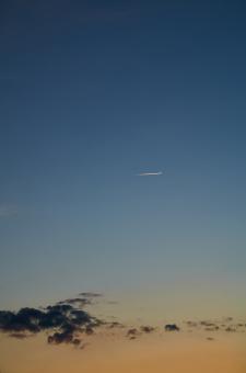 Free Stock Photo of Jet stream sky