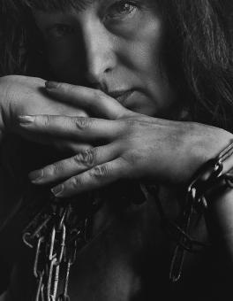 Free Stock Photo of Dramatic female portrait