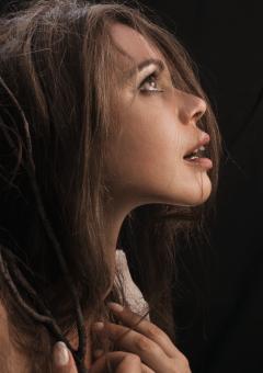 Free Stock Photo of Female profile