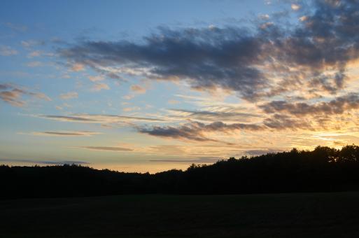 Free Stock Photo of Rural sunset