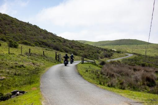 Free Stock Photo of Motorcycles on the road