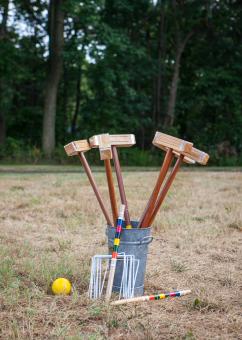 Free Stock Photo of Croquet set