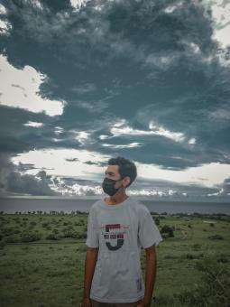 Free Stock Photo of Male outdoor portrait
