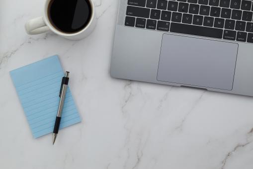 Free Stock Photo of Desk Workspace Above