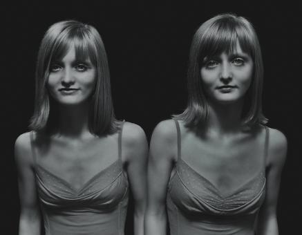 Free Stock Photo of Female twins