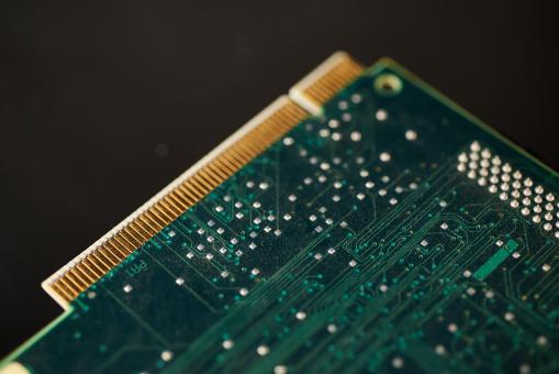Free Stock Photo of Circuit board connection