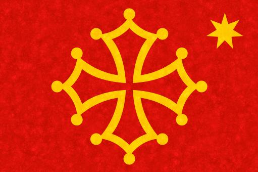 Free Stock Photo of Velvet Flag - Felibrige Occitania