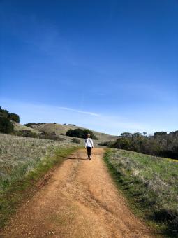 Free Stock Photo of Woman hiking