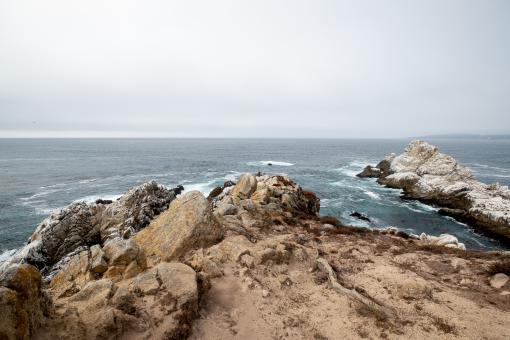 Free Stock Photo of Rocky ocean coast