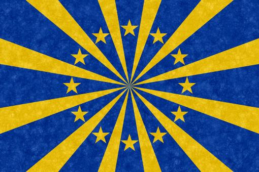 Free Stock Photo of Velvet Flag - European Union Starburst