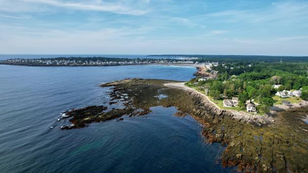 Free Stock Photo of Coastal aerial landscape
