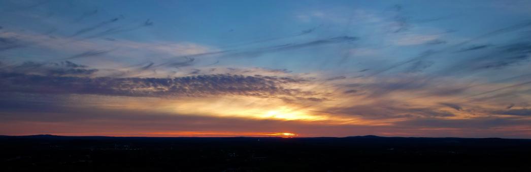 Free Stock Photo of Vivid sunset clouds