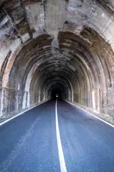 Free Stock Photo of Road in Tunnel