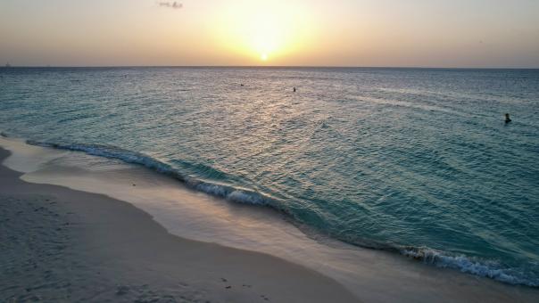 Free Stock Photo of Beach Sunset