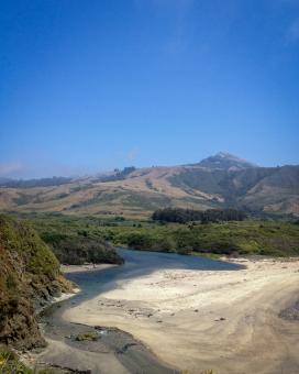 Free Stock Photo of California beach view