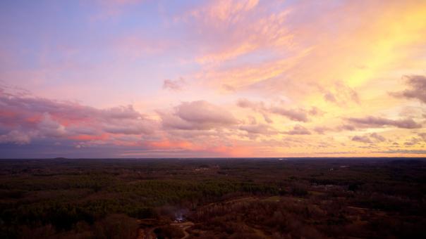 Free Stock Photo of Heavenly sunset sky