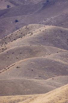 Free Stock Photo of Rolling valley hills
